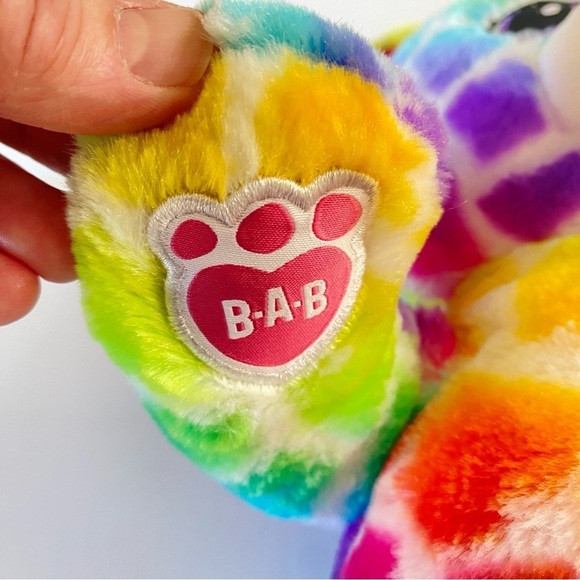 Build-A-Bear Rainbow Safari Wild Style Animal Print 2018 Plush Stuffed BAB 16" - Picture 5 of 13